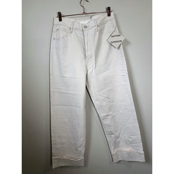 NEW NWT MOTHER Spitfire Ankle Cuff Jean in Act Natural Size 27 - Picture 3 of 6